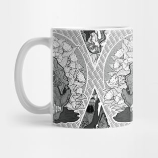 The Lamb and the Wolf Seamless Pattern Mug